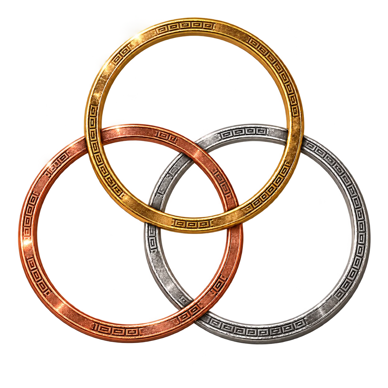 Three interlocking rings: Custom, Fast and Affordable